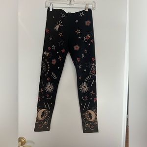 Adorable Johnny Was celestial leggings. Worn once.